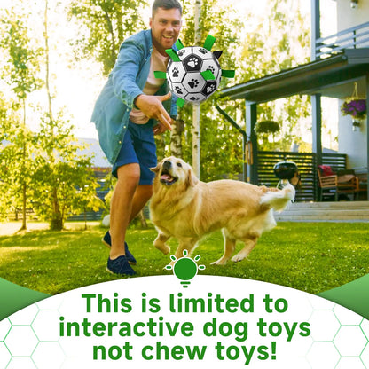Herding Dog Ball, Durable Soccer Ball with 9 Grab Tabs for Outdoor & Water Play, Perfect Gift for Pets, Interactive Herding Ball #GLOBAL PICKS