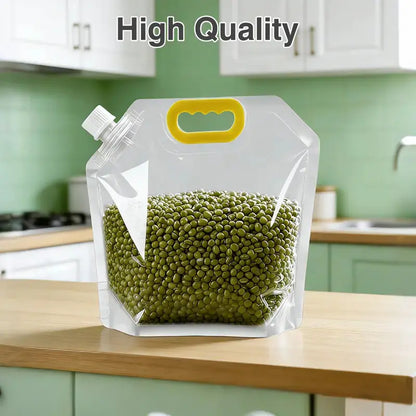 【Summer Sale Deals】5 Pack Reusable Food Sealed Bags. Leak Proof & Moisture Resistant Pet Feeding Containers for Dog and Cat. Eco-Friendly Liquid Safe Storage Pouches to Prevent Spillage. Perfect for Kibble and Treats.