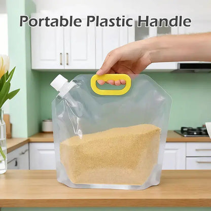 【Summer Sale Deals】5 Pack Reusable Food Sealed Bags. Leak Proof & Moisture Resistant Pet Feeding Containers for Dog and Cat. Eco-Friendly Liquid Safe Storage Pouches to Prevent Spillage. Perfect for Kibble and Treats.