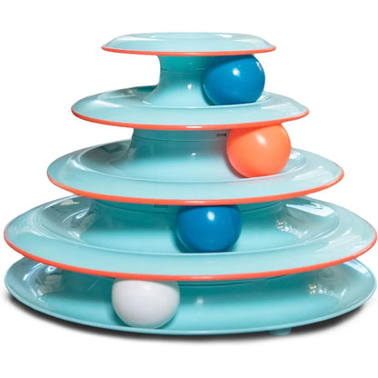 Catstages Chase Meowtain Interactive 4-Tier Cat Track Toy