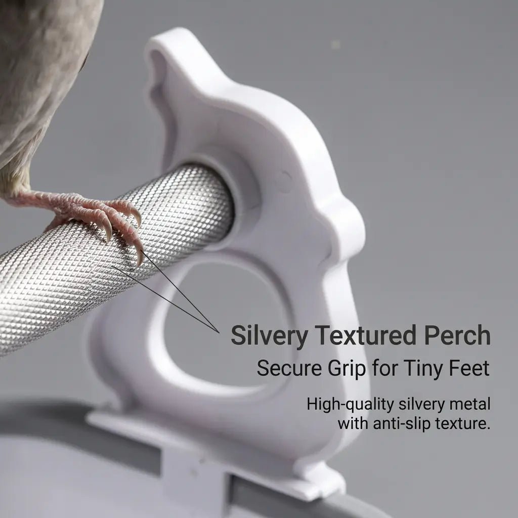 Universal Classic Bird Poop Tray & Stand - Durable Easy-Clean Accessory for Bird Cages, Tabletops Swings, Parakeets' Mess-Free Perches