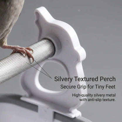 Universal Classic Bird Poop Tray & Stand - Durable Easy-Clean Accessory for Bird Cages, Tabletops Swings, Parakeets' Mess-Free Perches