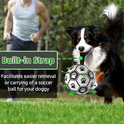 Herding Dog Ball, Durable Soccer Ball with 9 Grab Tabs for Outdoor & Water Play, Perfect Gift for Pets, Interactive Herding Ball #GLOBAL PICKS