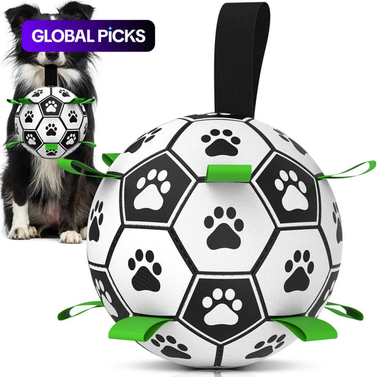 Herding Dog Ball, Durable Soccer Ball with 9 Grab Tabs for Outdoor & Water Play, Perfect Gift for Pets, Interactive Herding Ball #GLOBAL PICKS