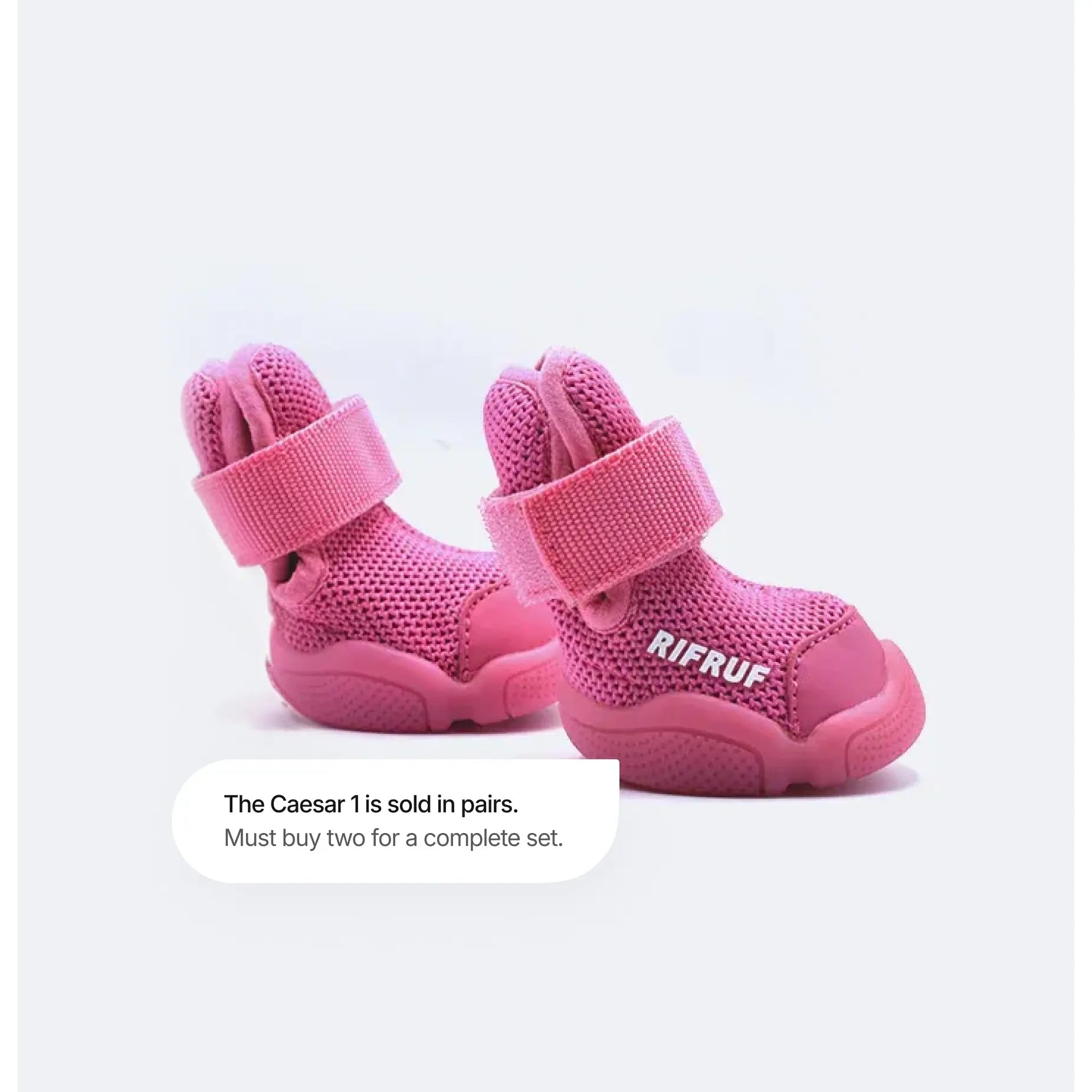 Breathable Non-Slip Pet Sneakers for Dogs and Cats – Lightweight Paw Protection (Set of 2)